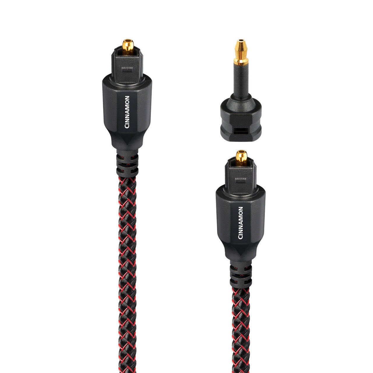 AudioQuest Cinnamon Toslink Optical Cable + Mini Adaptor - 0.75m