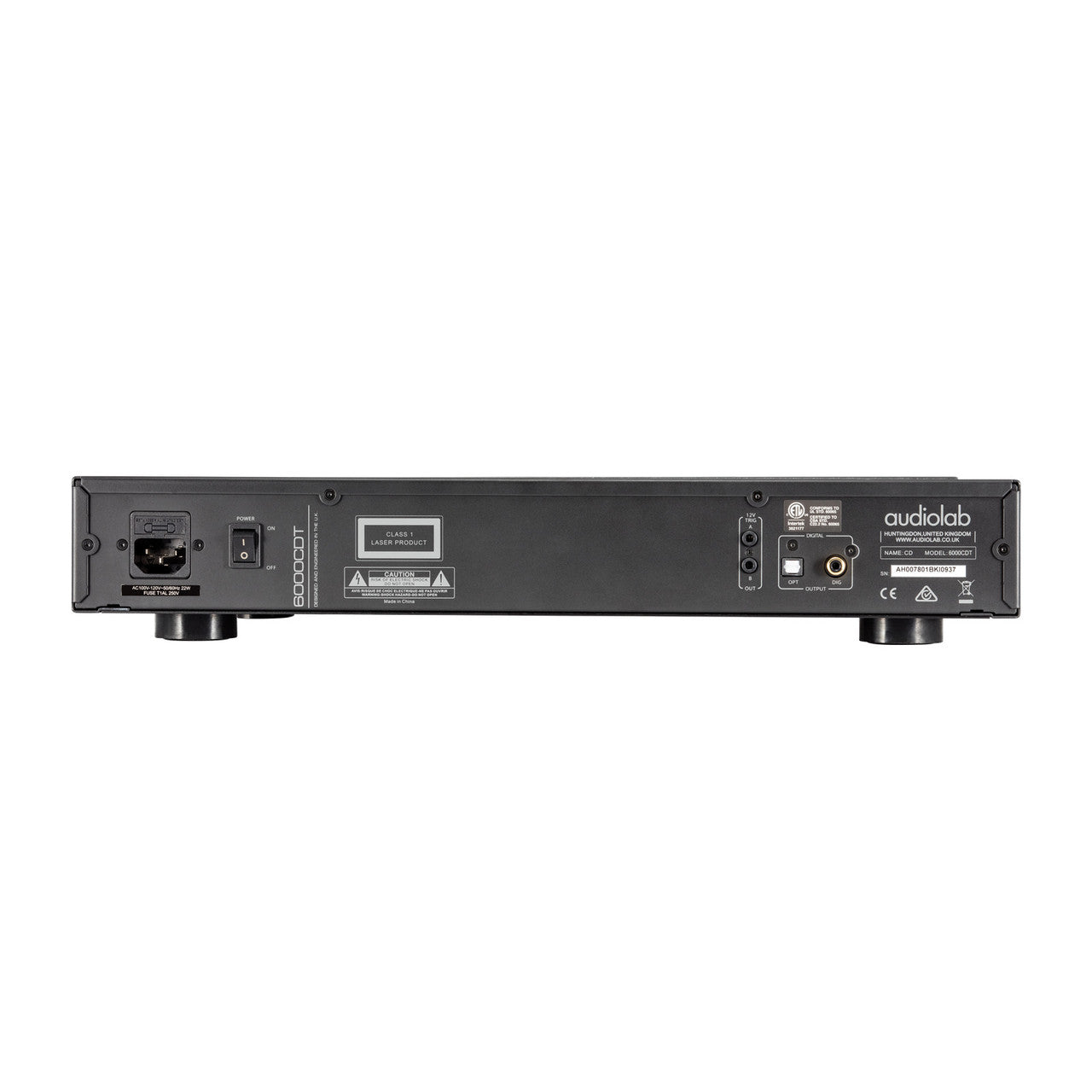 audiolab 6000CDT CD Transport - Black – Audio Advisor