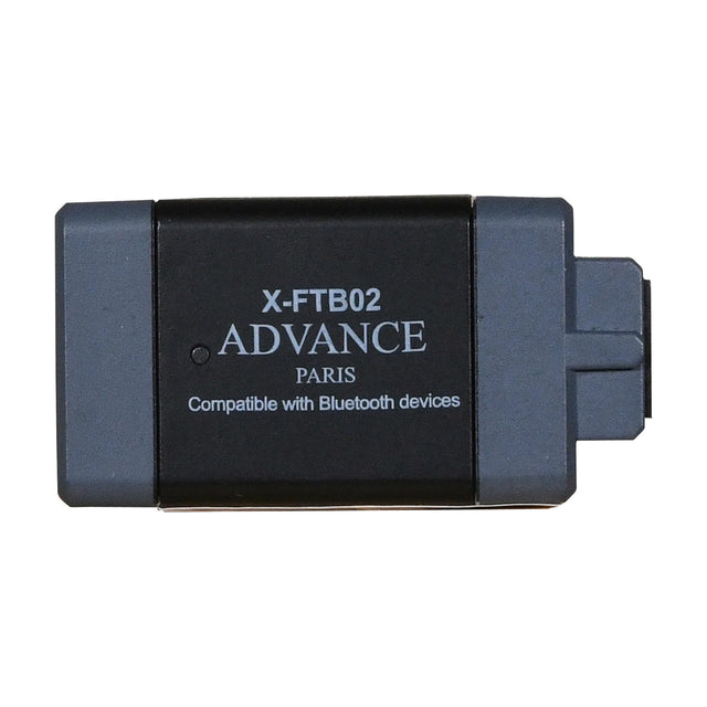 Advance Paris X-FTB02 aptX HD Bluetooth receiver module â€” side view showing compact plug-in design