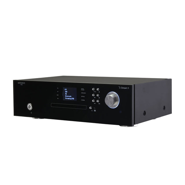 Advance Paris X-Stream 9 Universal Source front panel with CD tray and display