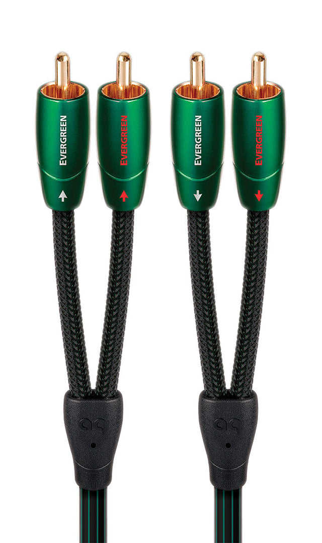 AudioQuest Evergreen RCA to RCA Interconnect Cable - 2.0 Meter