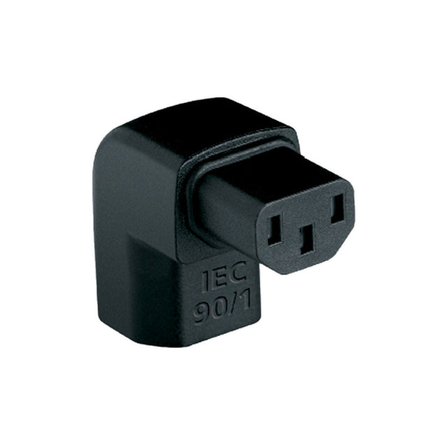 Front of AudioQuest 90 Degree IEC Adapter - IEC-90/1 - Center Pin Down