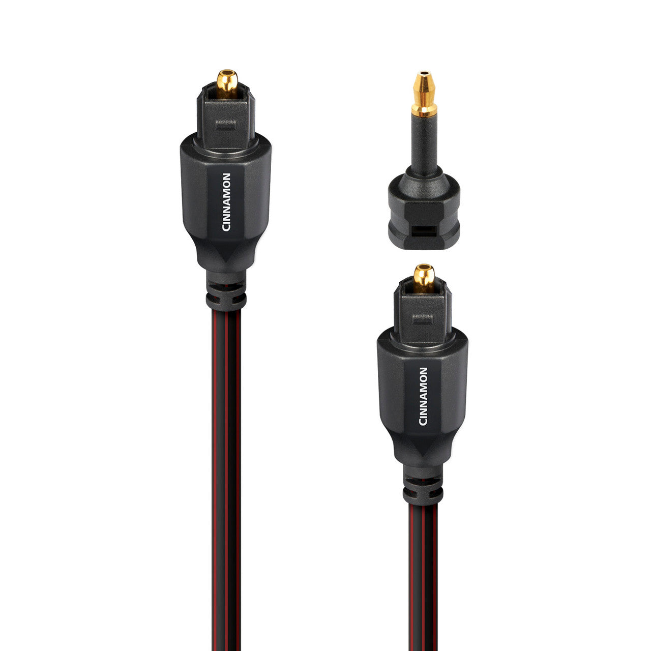 AudioQuest Cinnamon Toslink Fiber Optic Digital Cable + Mini Adaptor - 16.0 Meter