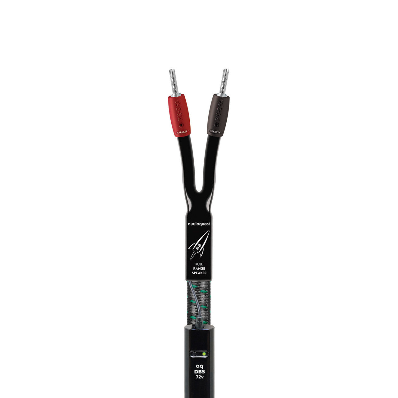 AudioQuest Rocket 88 Speaker Cable - 3 Foot - Bi-Wire - BFA Banana