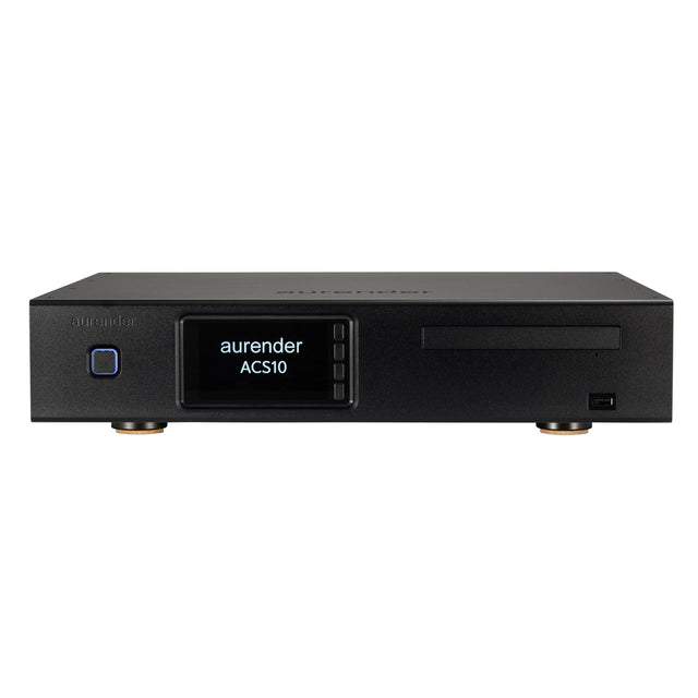 Front of Aurender ACS10 Caching Music Streamer and CD Ripper