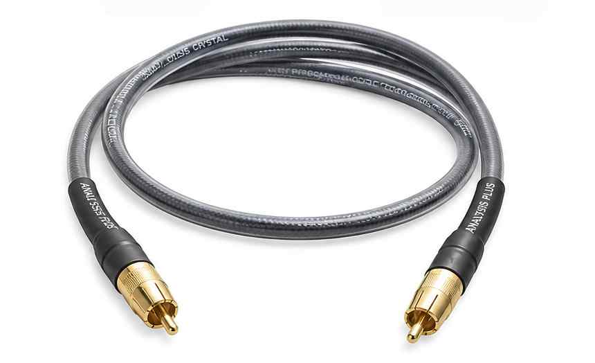 Analysis Plus Digital Crystal Coaxial Cable - 1.0m - RCA to RCA