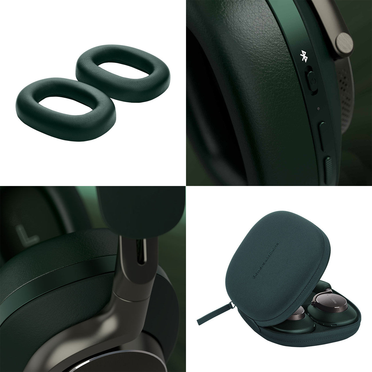 Bowers Wilkins Px8 Over-Ear Noise-Canceling Headphones - Dark
