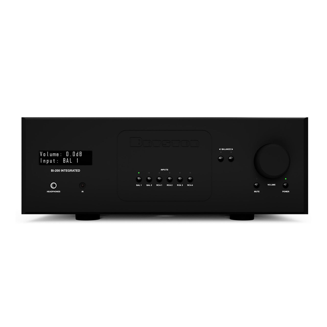 Front of Bryston Bi200 Integrated Amplifier with MM/MC Phono