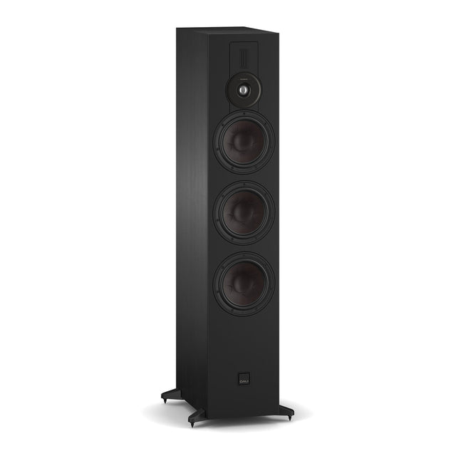 Front view of DALI SONIK 9 Tower Loudspeaker in black ash