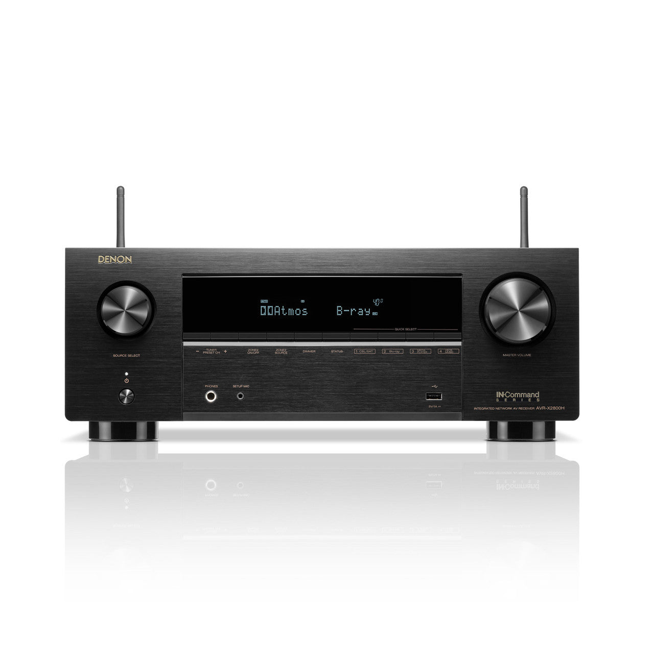 Denon AVR-X2800H 7.2 Channel 8K AV Receiver w/ HDMI – Audio Advisor
