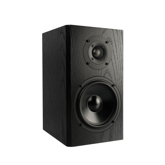 Right Side of KLH Kendall 2B Bookshelf Loudspeakers Pair Black