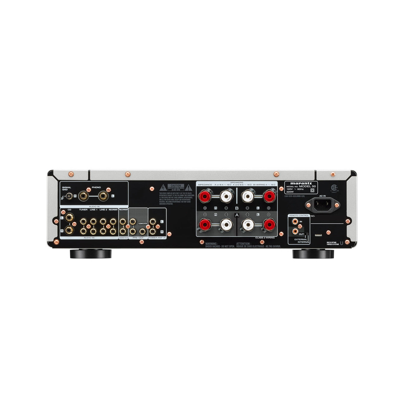 Marantz MODEL 50 Integrated Stereo Amplifier - Silver - Gold