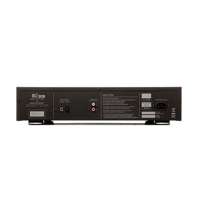 Back of audiolab 9000CDT CD Transport -