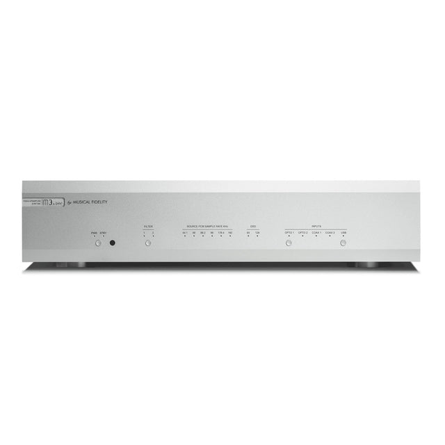 Front of Musical Fidelity M3x DAC - 32 Bit Dual Mono Design