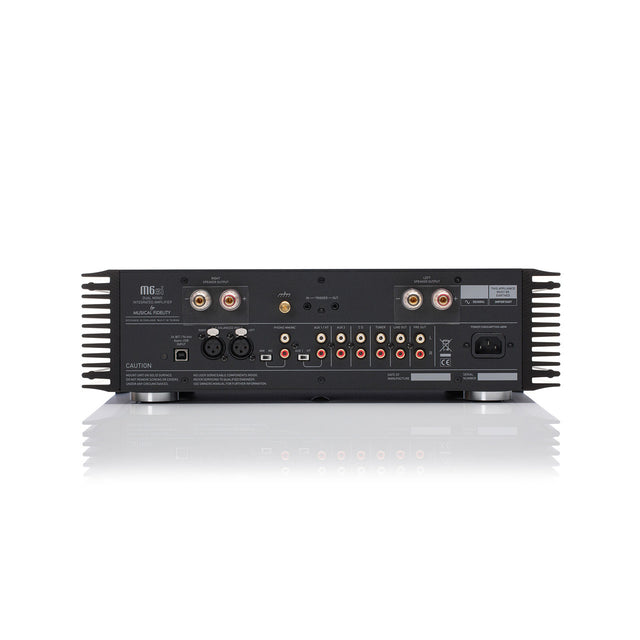 Back of Musical Fidelity M6si Integrated Amplifier