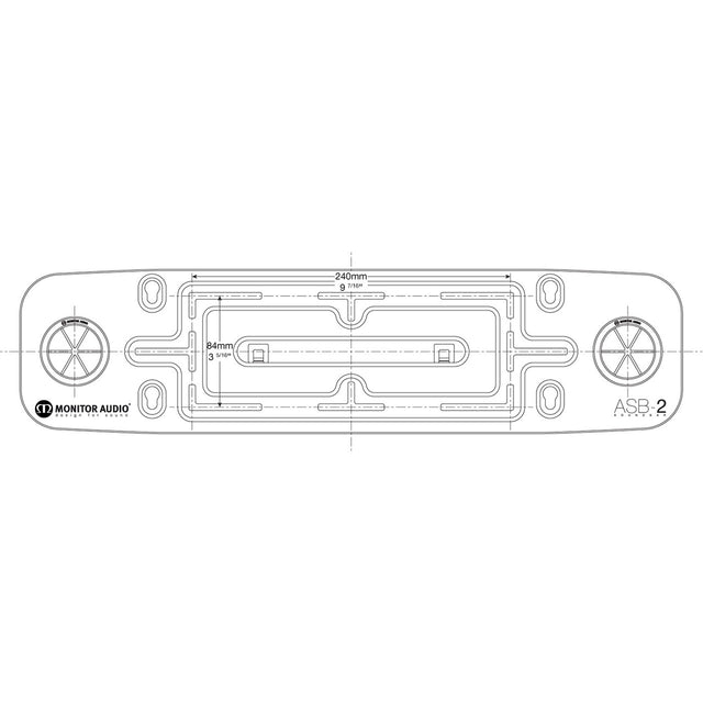 Full display of Monitor Audio Bracket for Soundbar Series
