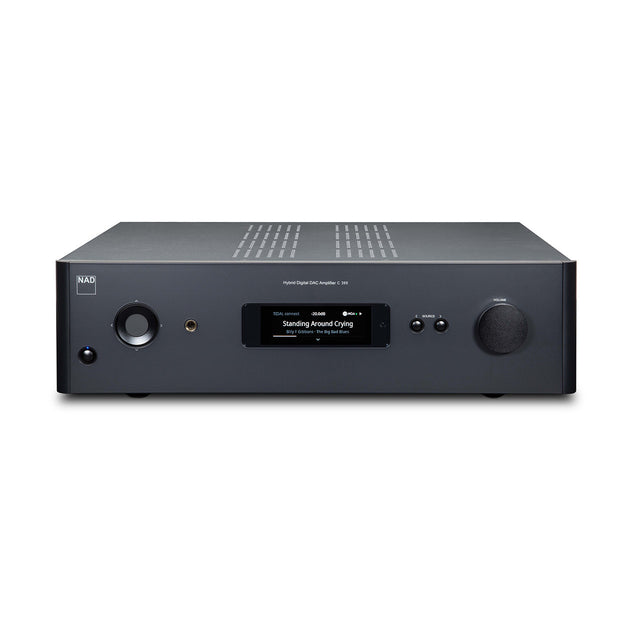 Front of back of NAD C 399 Hybrid Digital DAC Amplifier