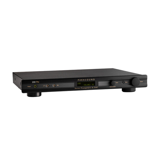 Side of used Parasound NewClassic 200 Pre Preamplifier