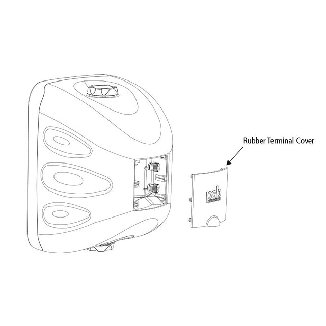 Name the parts of PSB CS500 Outdoor / Universal Speakers
