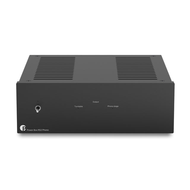 Front of Pro-Ject - Power Box RS2 - Power Supply For Phono - Black
