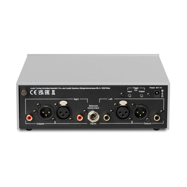 Back of Pro-Ject Phono Box DS3 B - Balanced Phono Preamplifier