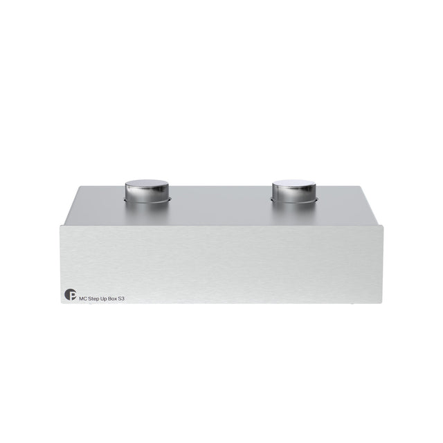 Front of Pro-Ject MC Step-Up Box S3 Passive Step-Up Transformer