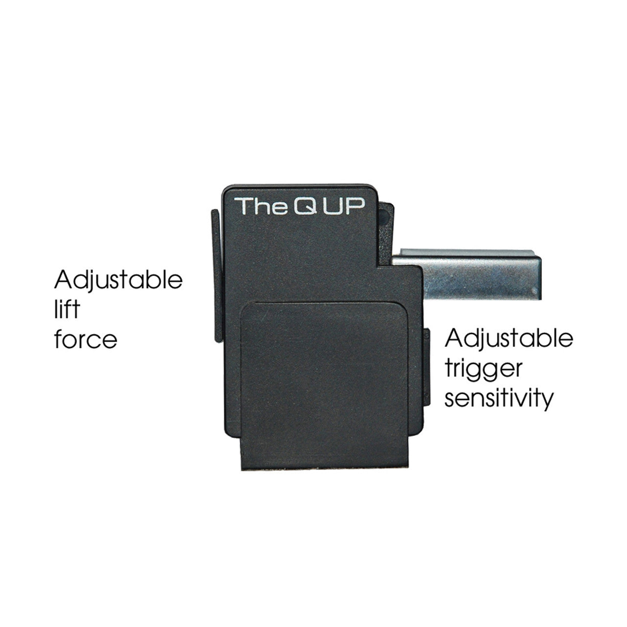 The Q Up features showing adjustable lift force and trigger sensitivity. 