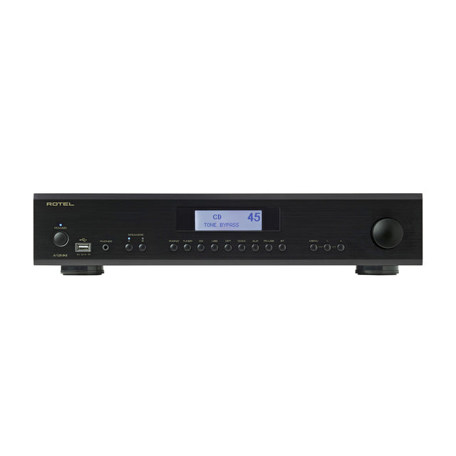Front of Rotel A12MKII Integrated Amplifier