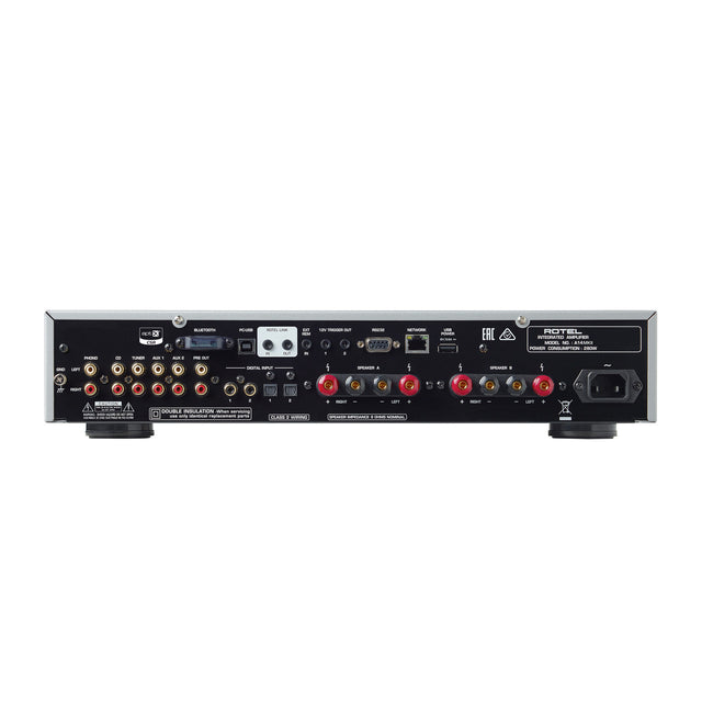 Back of Rotel A14 MKII Integrated Amplifier Black