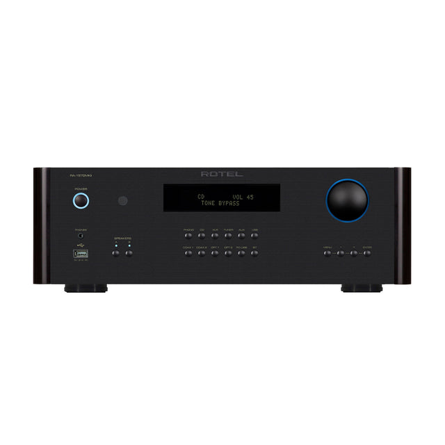 Front of Rotel RA-1572MKII Integrated Amplifier Black
