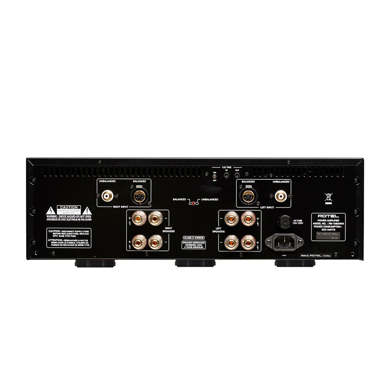 Rotel RB-1582 MkII Stereo Power Amplifier | Audio Advisor