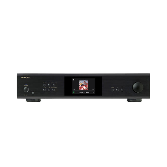 Front of Rotel S14 Integrated Network Streamer