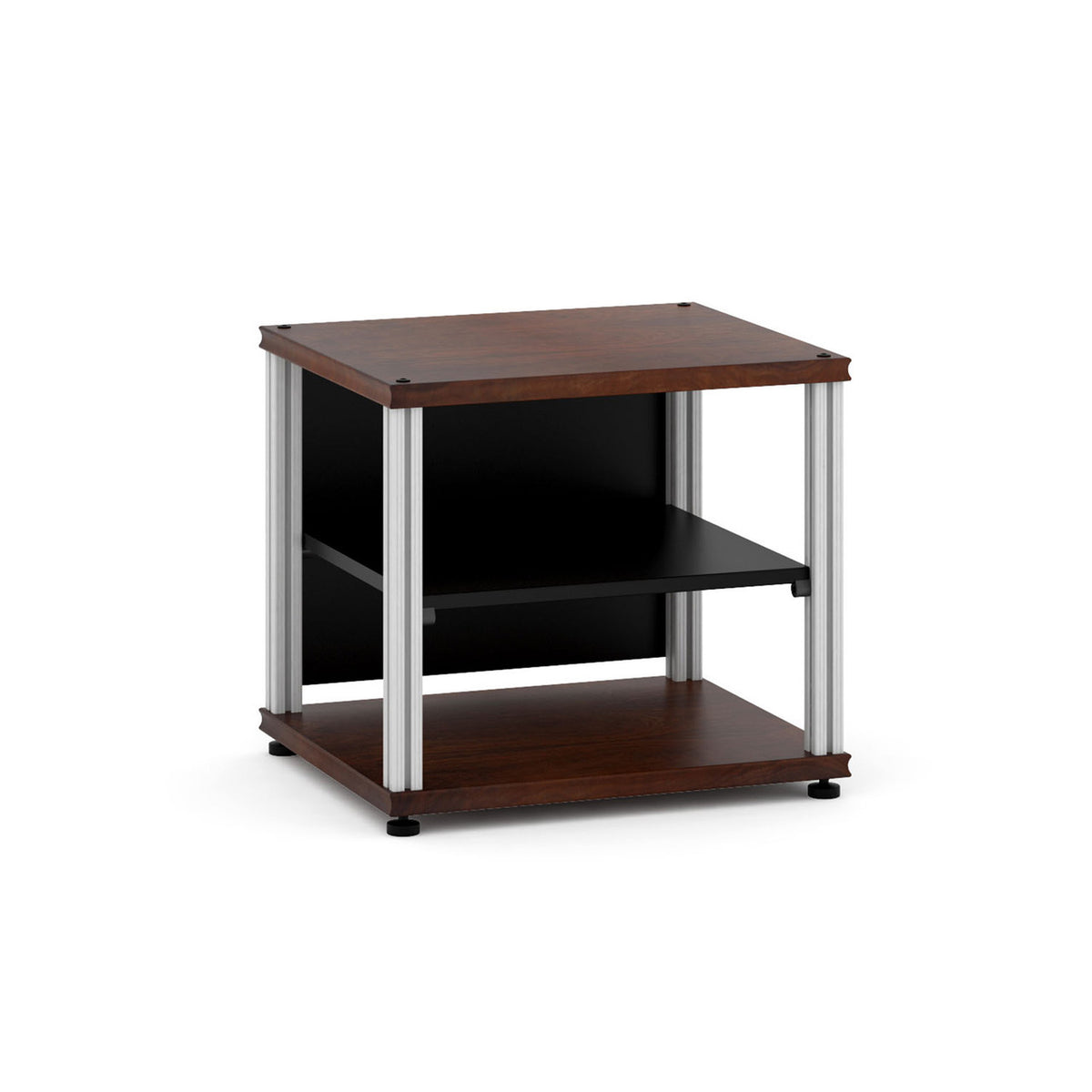 Salamander Synergy S20 3-Shelf Audio Rack - Walnut Shelves - Aluminum ...