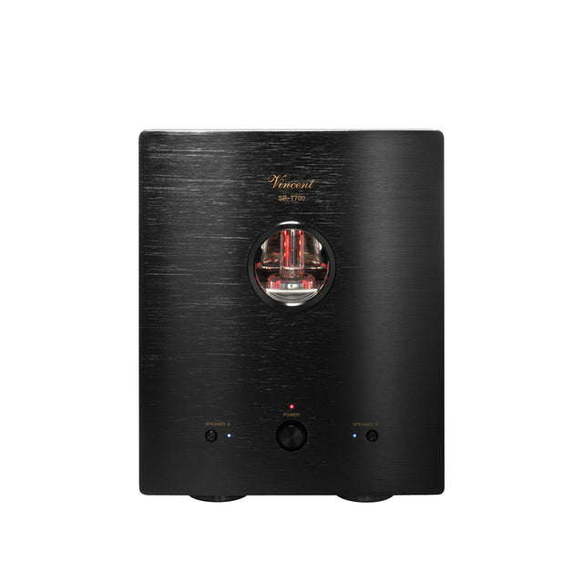 Front of Vincent Audio SP-T700 Hybrid Mono Amplifier