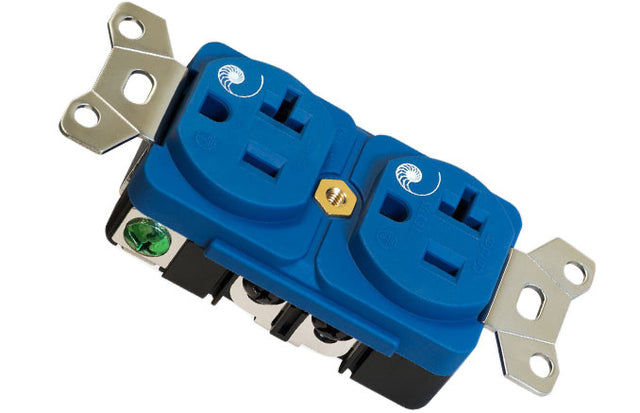 Side of Cardas Audio 4181US Duplex AC Power Outlet - Each
