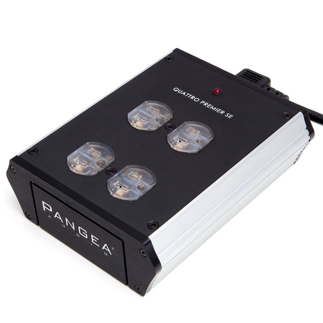 Front of Pangea Audio Quattro Premier - 4 Outlet Power Center 20 Amp - Demo